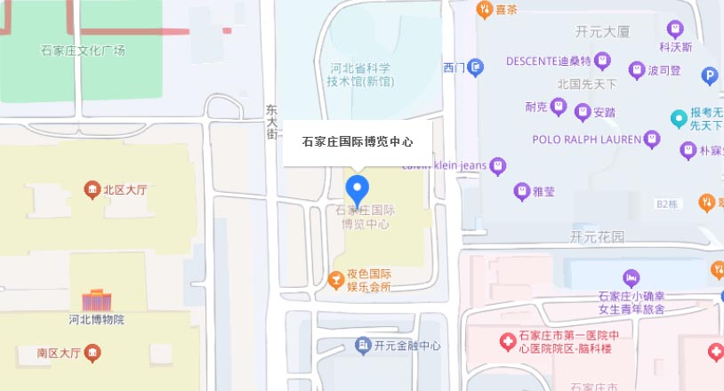 石家庄家博会交通路线地图